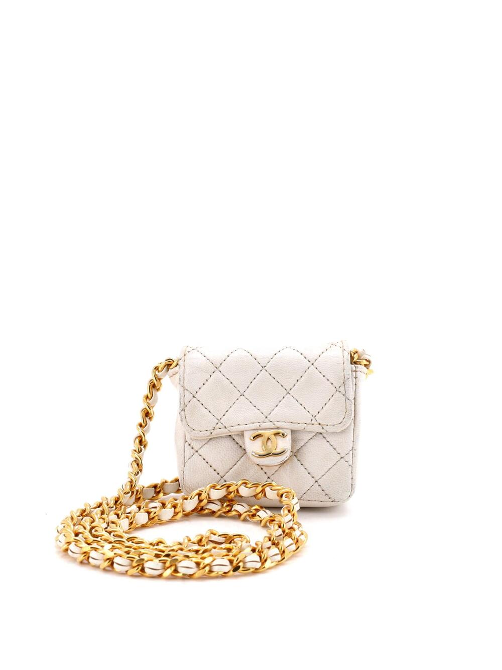 Chanel Vintage Square Cc Flap Bag #373072C15B